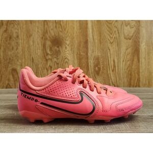 Nike Tiempo Legend 9 Soccer Cleats Youth Size 2Y Pink